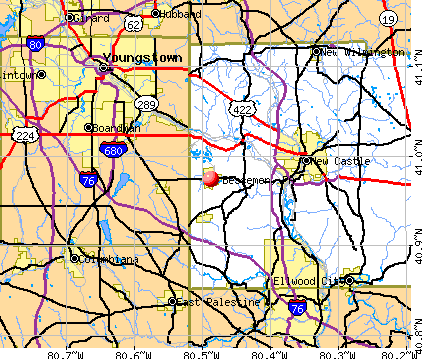 Bessemer, PA map