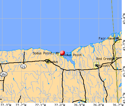 Sodus Point, NY map