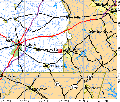 McSherrystown, PA map