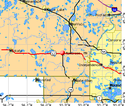 Montrose, MN map
