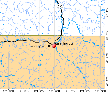 Darrington, WA map