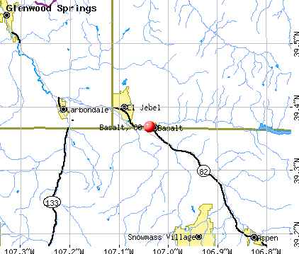 Basalt, CO map