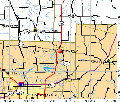 Fair Grove, MO map