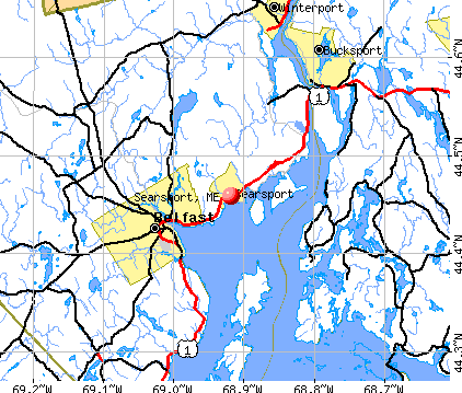 Searsport, ME map