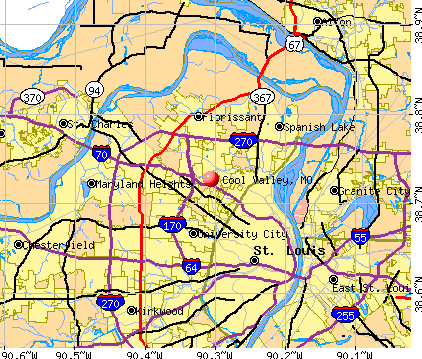 Cool Valley, MO map