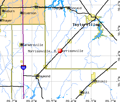 Morrisonville, IL map