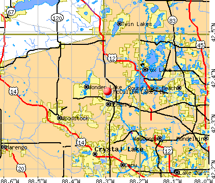 McCullom Lake, IL map