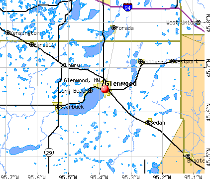 Glenwood, MN map