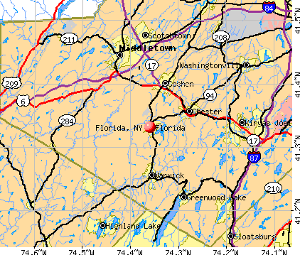 Florida, NY map