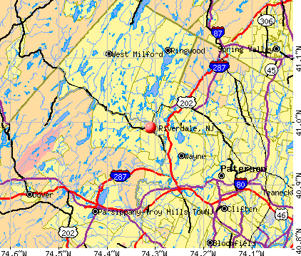 Riverdale, NJ map