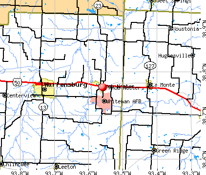 Knob Noster, MO map