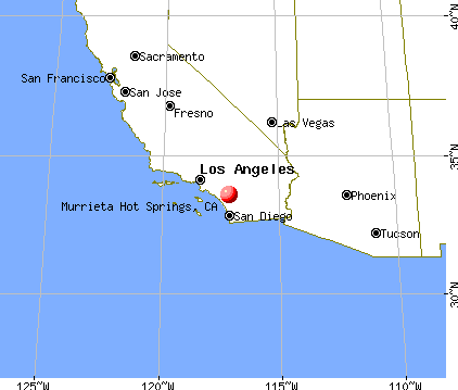Murrieta Hot Springs, California map