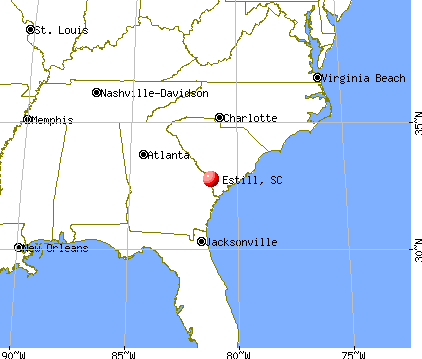 Estill, South Carolina map