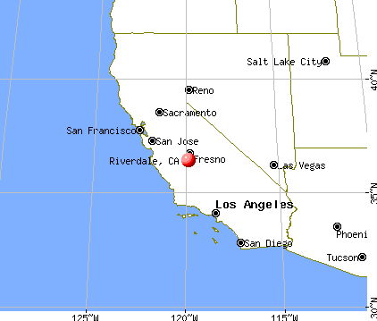 Riverdale, California map