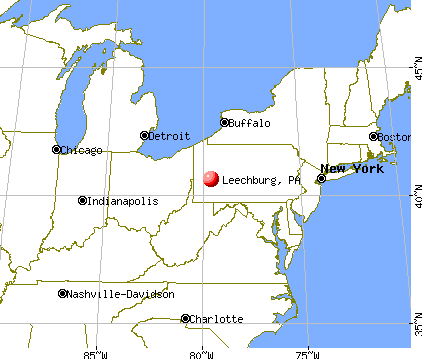 Leechburg, Pennsylvania map
