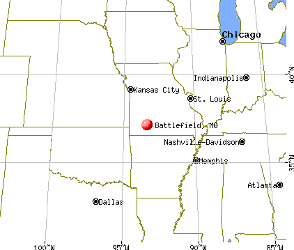 Battlefield, Missouri map