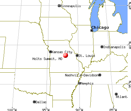 Holts Summit, Missouri map