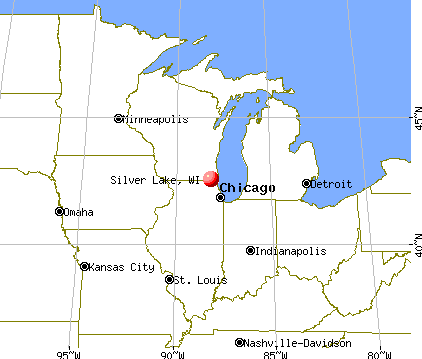 Silver Lake, Wisconsin map