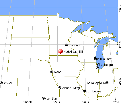 Madelia, Minnesota map