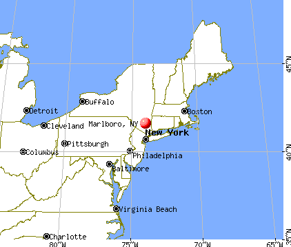 Marlboro, New York map