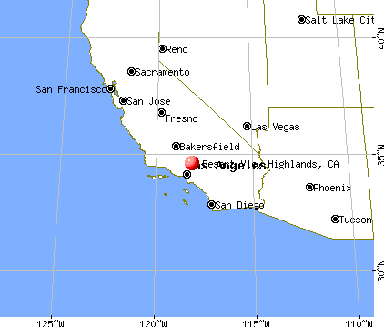 Desert View Highlands, California map