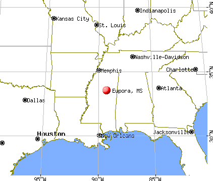 Eupora, Mississippi map