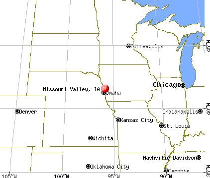 Missouri Valley, Iowa map