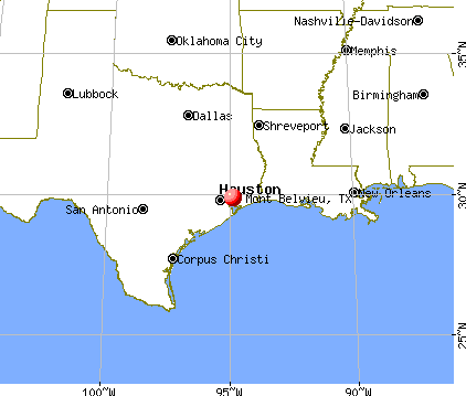 Mont Belvieu, Texas map