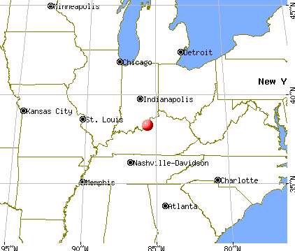 Graymoor-Devondale, Kentucky map