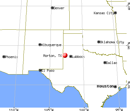 Morton, Texas map