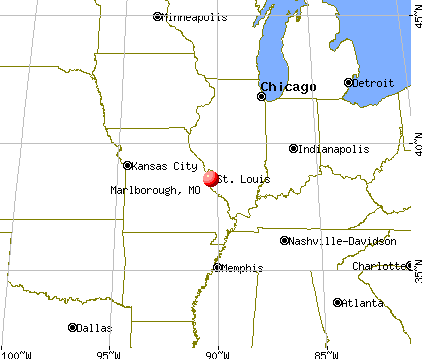 Marlborough, Missouri map