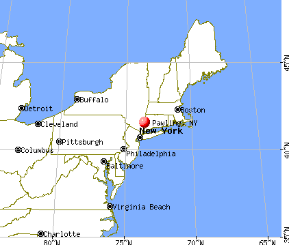 Pawling, New York map