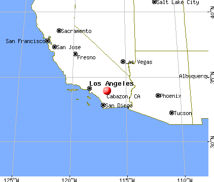 Cabazon, California map