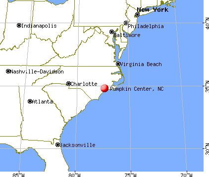 Pumpkin Center, North Carolina map