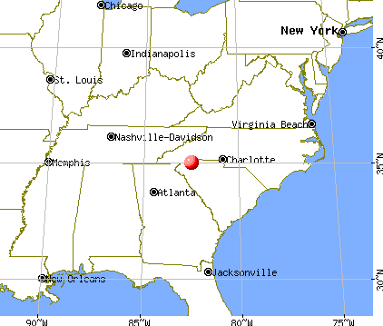 Slater-Marietta, South Carolina map
