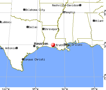 Erath, Louisiana map