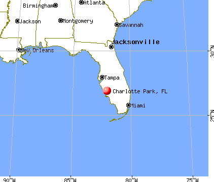 Charlotte Park, Florida map