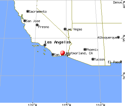 Westmorland, California map