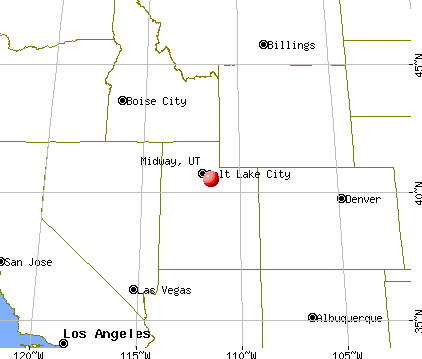 Midway, Utah map