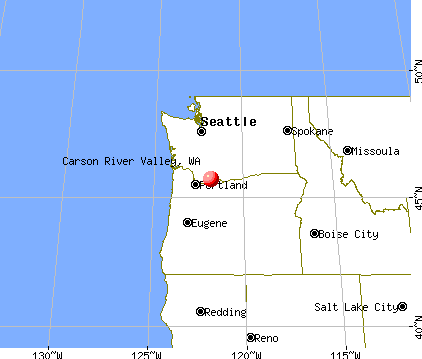 Carson River Valley, Washington map