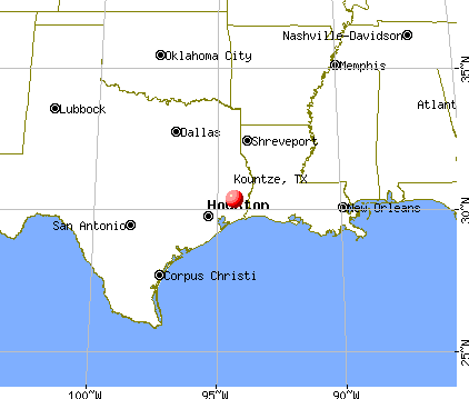 Kountze, Texas map