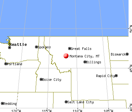 Montana City, Montana map