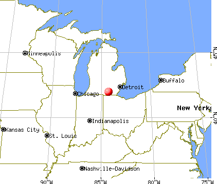 Manitou Beach-Devils Lake, Michigan map