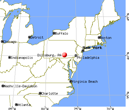 Dillsburg, Pennsylvania map