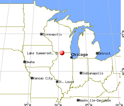 Lake Summerset, Illinois map