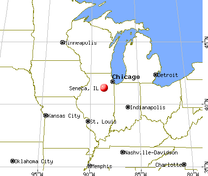 Seneca, Illinois map