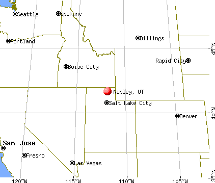Nibley, Utah map