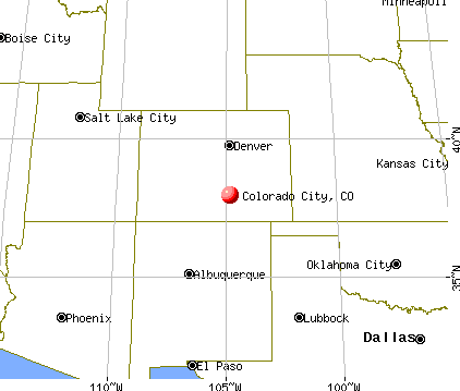 Colorado City, Colorado map