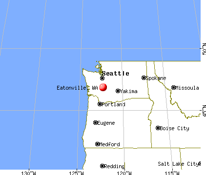 Eatonville, Washington map