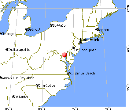 Arden-on-the-Severn, Maryland map